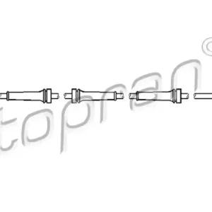 TOPRAN Sensor, Raddrehzahl 111077 Preisknaller
