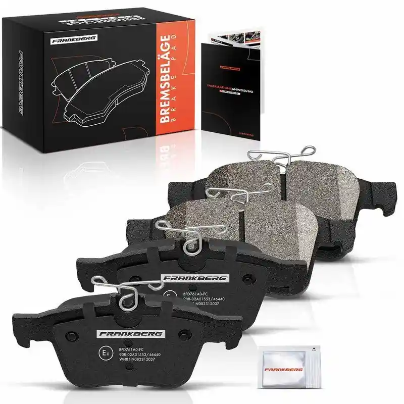 4x Frankberg Bremsbeläge Hinterachse 5481FB0033078 Markenprodukt