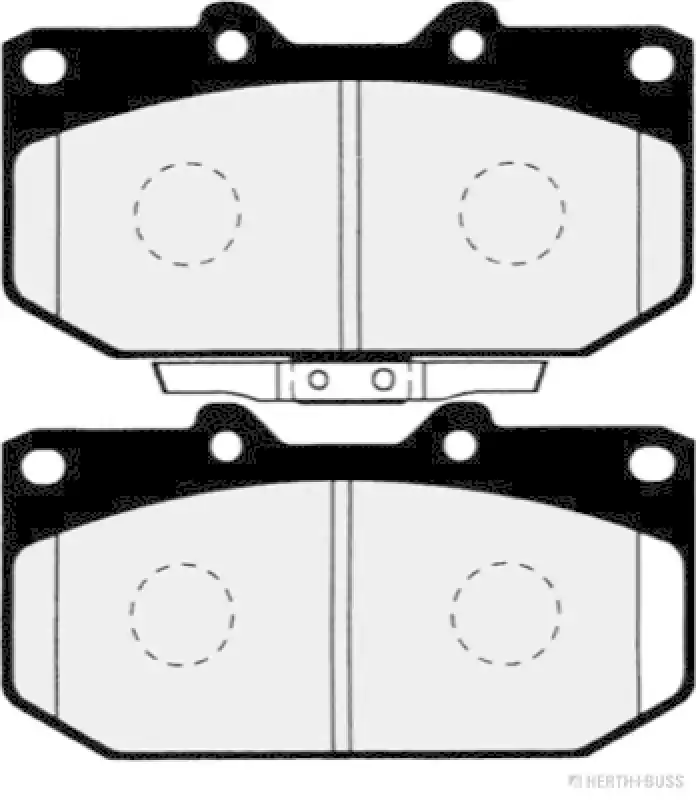 Zertifiziert HERTH+BUSS JAKOPARTS Bremsbelagsatz, Scheibenbremse J3607019