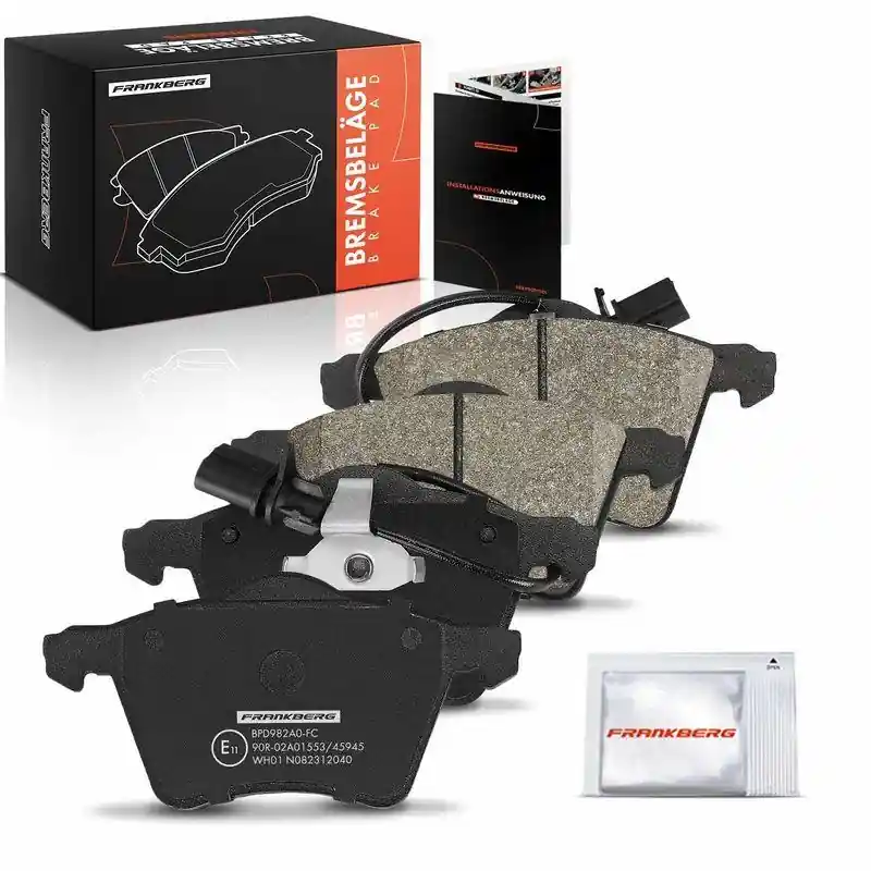 4x Frankberg Bremsbeläge Vorderachse 5481FB0033166 Markenprodukt