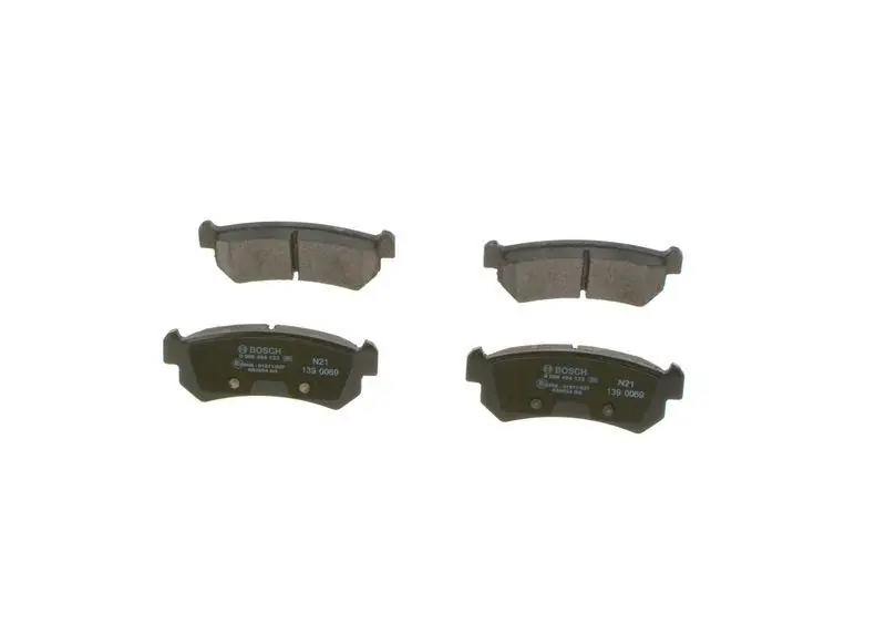 Zertifiziert BOSCH Bremsbelagsatz, Scheibenbremse 0 986 494 133